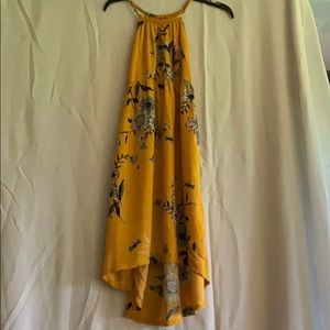 Youth Medium Yellow Old Navy High Low Dress